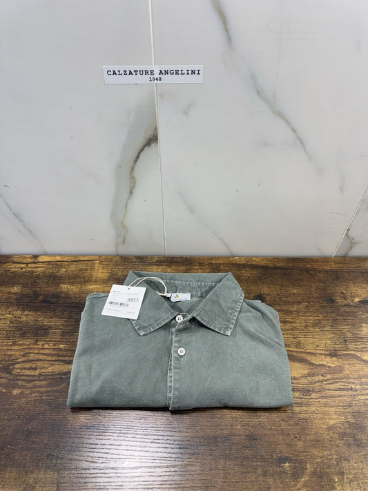 Magazzino Ricambi Polo In Piquet Green Made In Italy Uomo 54