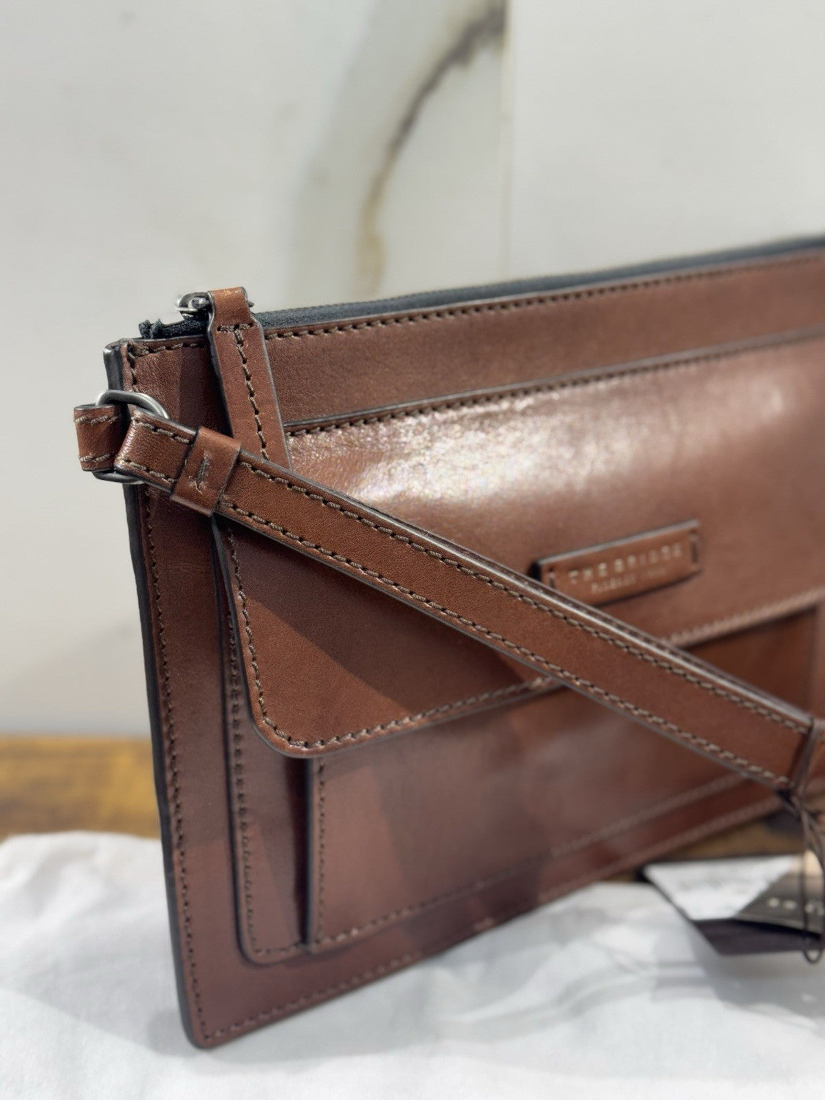 The Bridge Pochette Pelle Cuoio  Da Polso Top Quality The Bridge Uomo