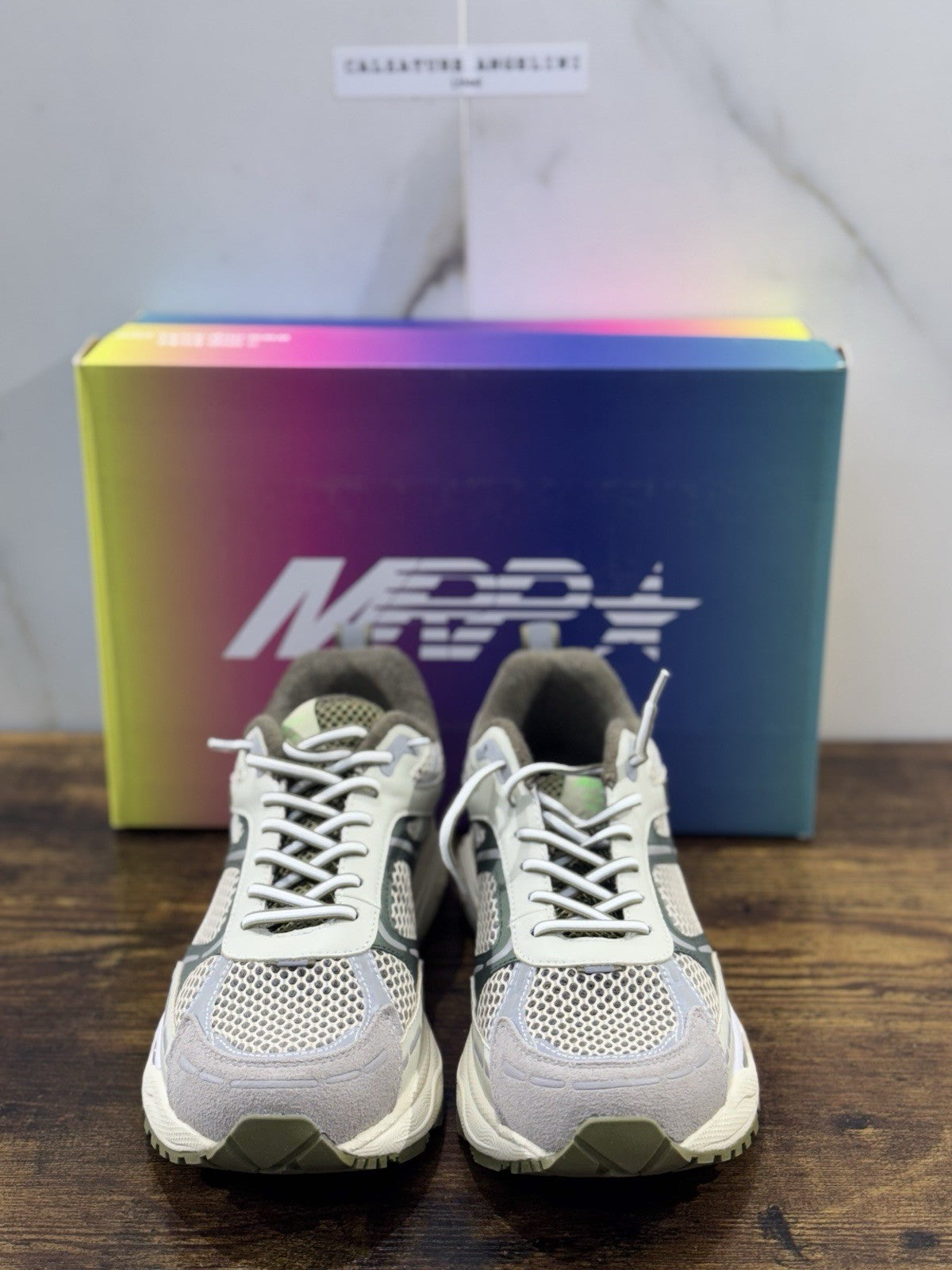 Mrp Star Sneaker Causal Bianca Green  Uomo 45