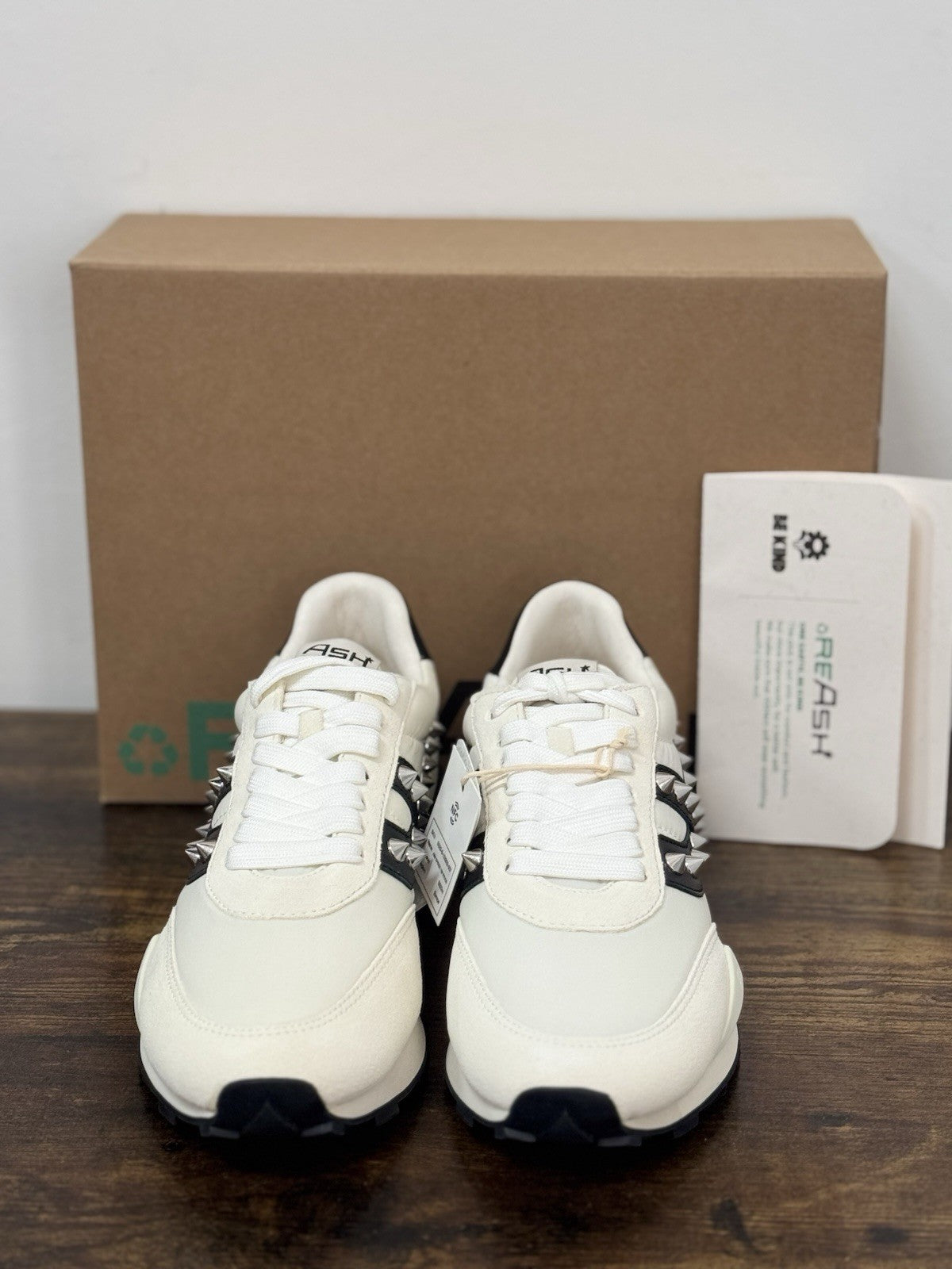 Ash Spider Studs Sneaker Suede Bianco Casual Ash Donna 41