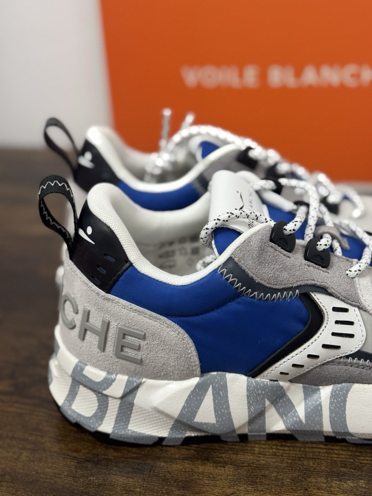Voile Blanche Sneaker Club 01   Pelle Suede Nylon Grey  Casual Uomo 40