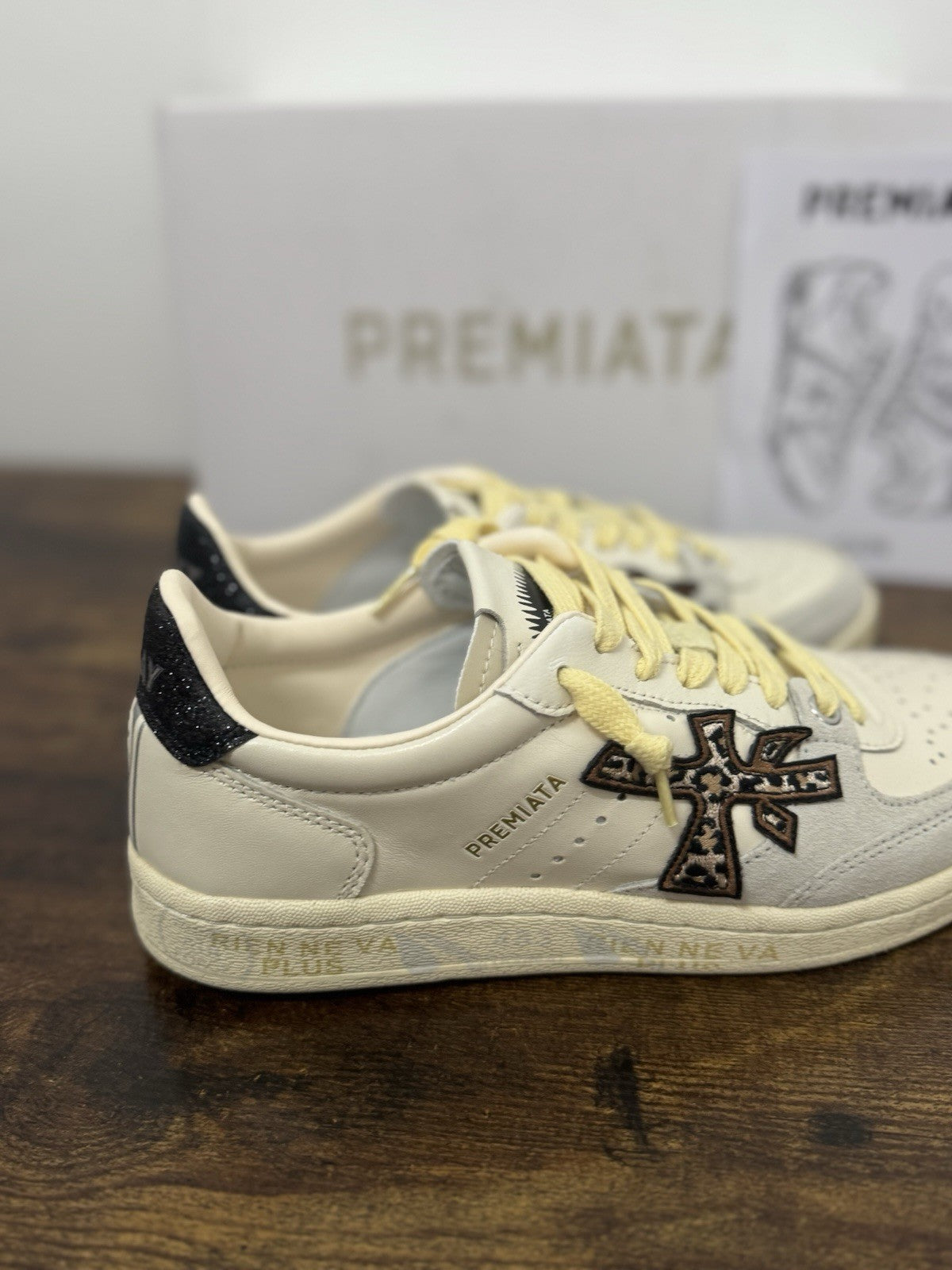 Premiata Clayd Basket Sneaker Pelle Bianca   Casual Premiata Donna 36
