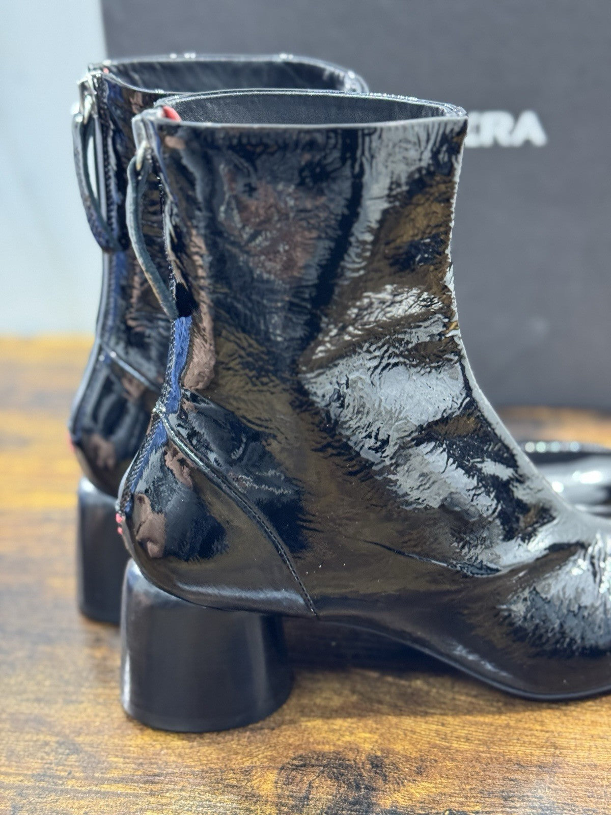 HALMANERA Stivaletto Donna Caren   Pelle    Con Tacco Casual Handmade Boot 41