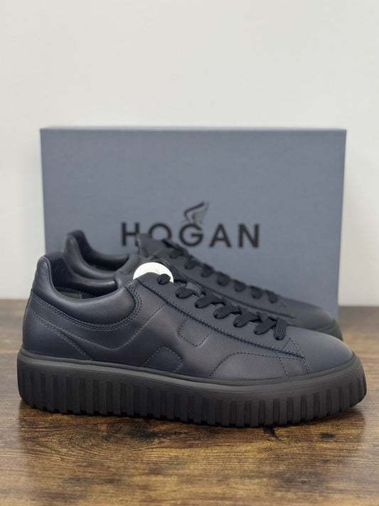 Hogan H-stripes  H Spezzata Pelle Blu  Memory Foam  Hogan Uomo 43