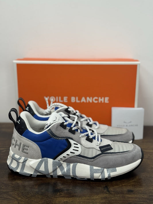 Voile Blanche Sneaker Club 01   Pelle Suede Nylon Grey  Casual Uomo 40