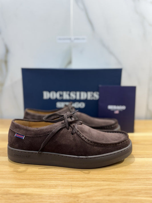 Sebago Harper Man Suede Dark Brown Casual Uomo 43.5