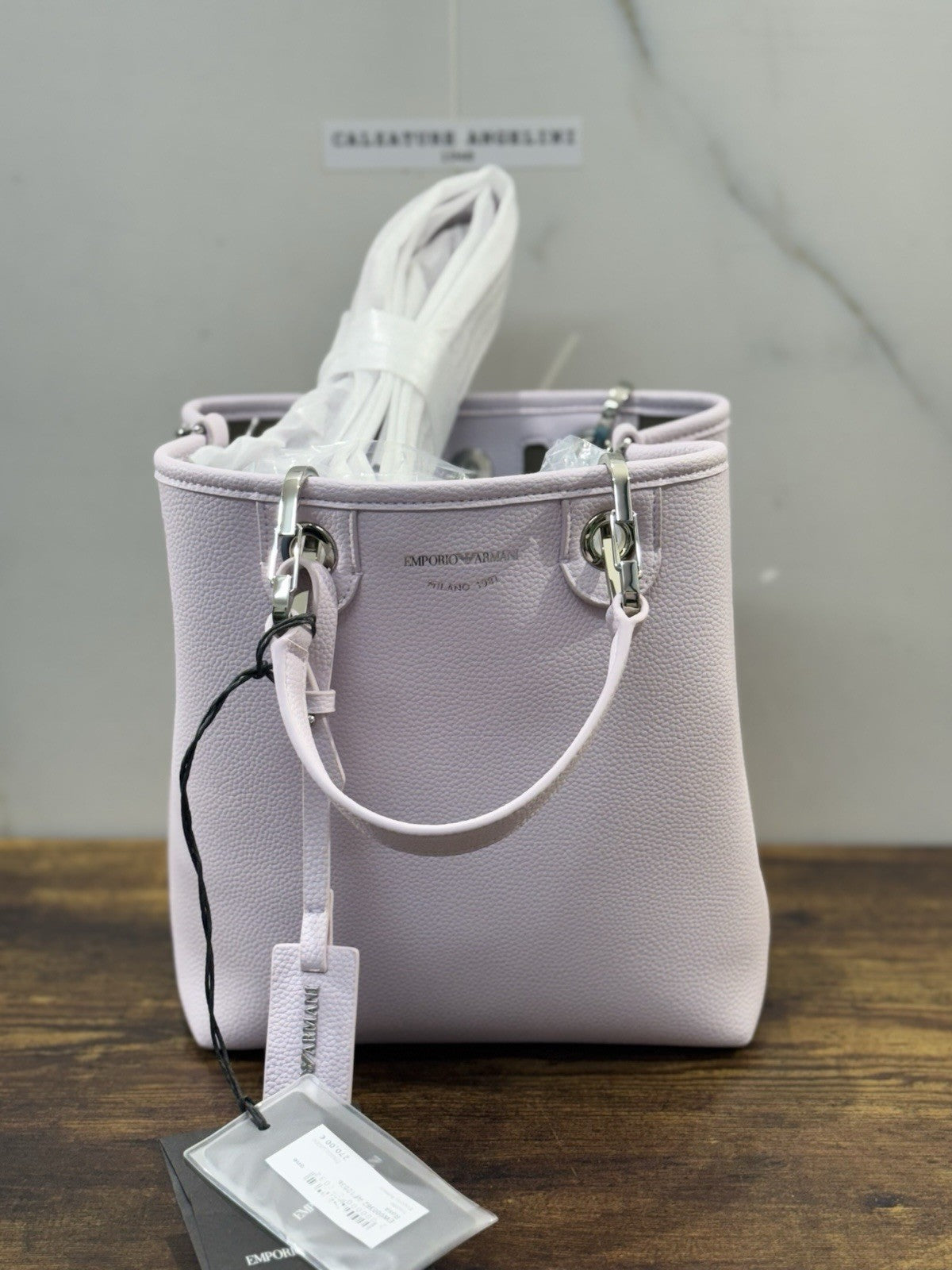 Emporio Armani Shopping Verticale Myea Stampa Cervo    Casual Armani Borsa Donna