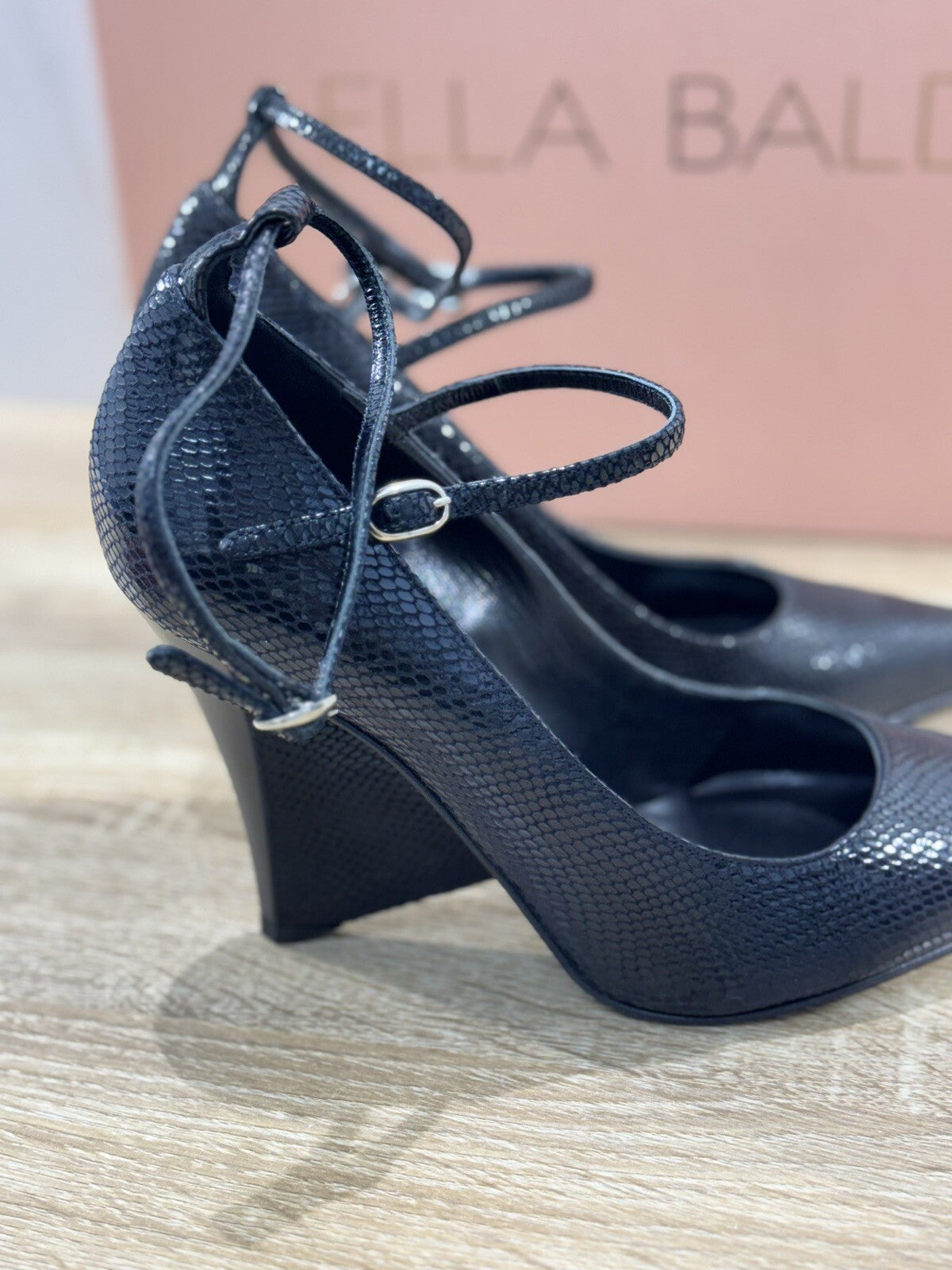 Lella Baldi Décolleté Donna LT735 Pelle Nero  Luxury Woman Shoes  Lella Baldi 39