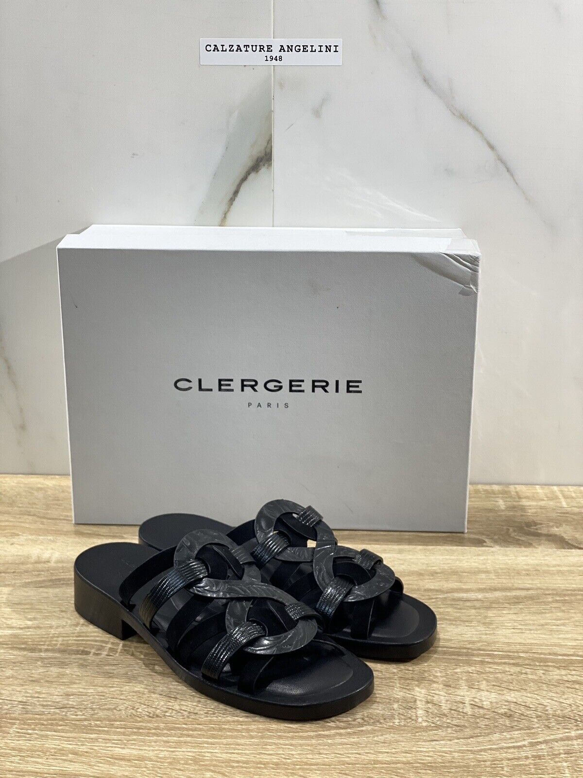 Clergerie Sandalo Donna Very Pelle Nero Luxury Clergerie Sandal 37