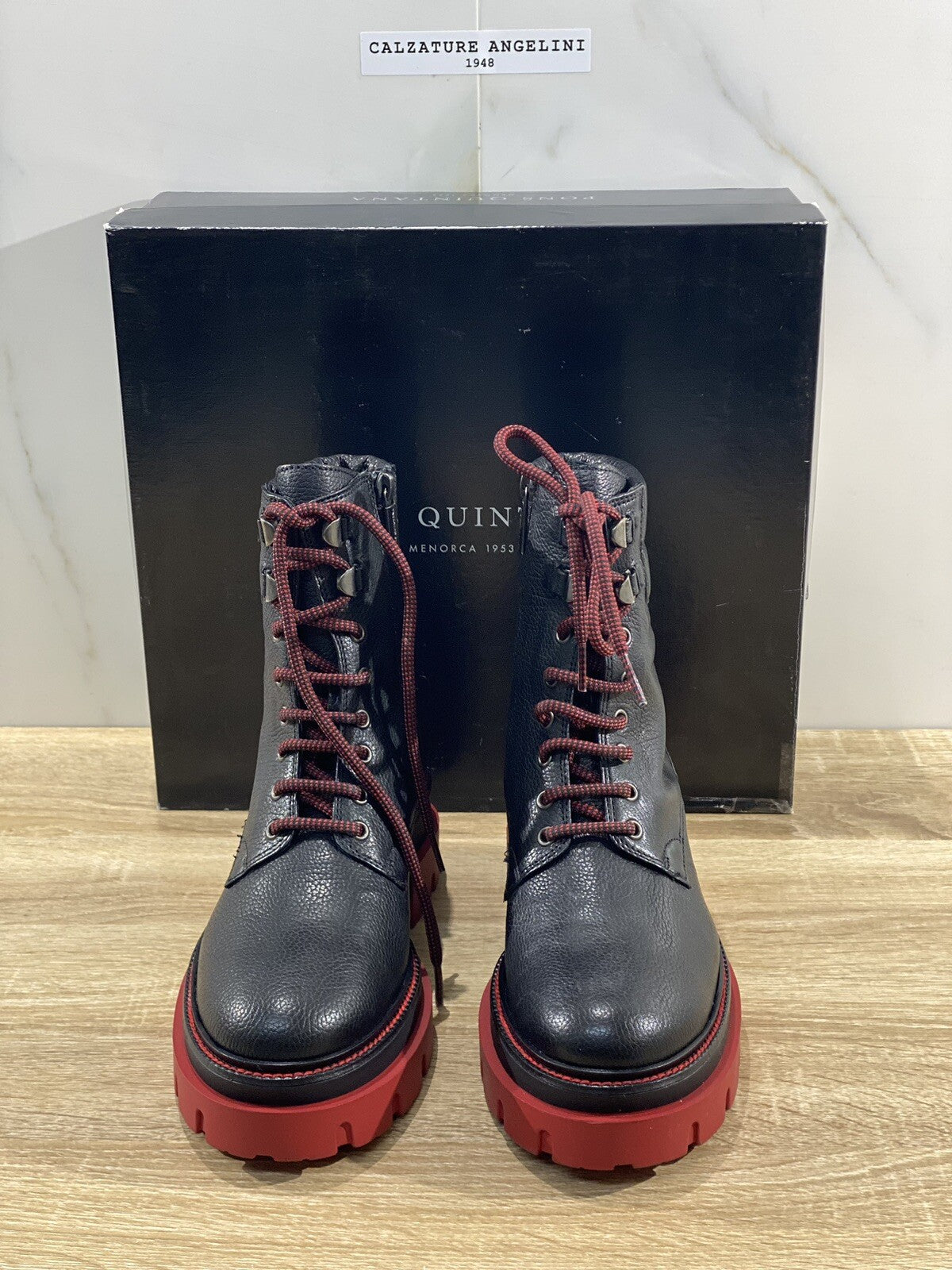 Pons Quintana Anfibio Donna In Pelle Nero Casual Boot Pons Quintana 39