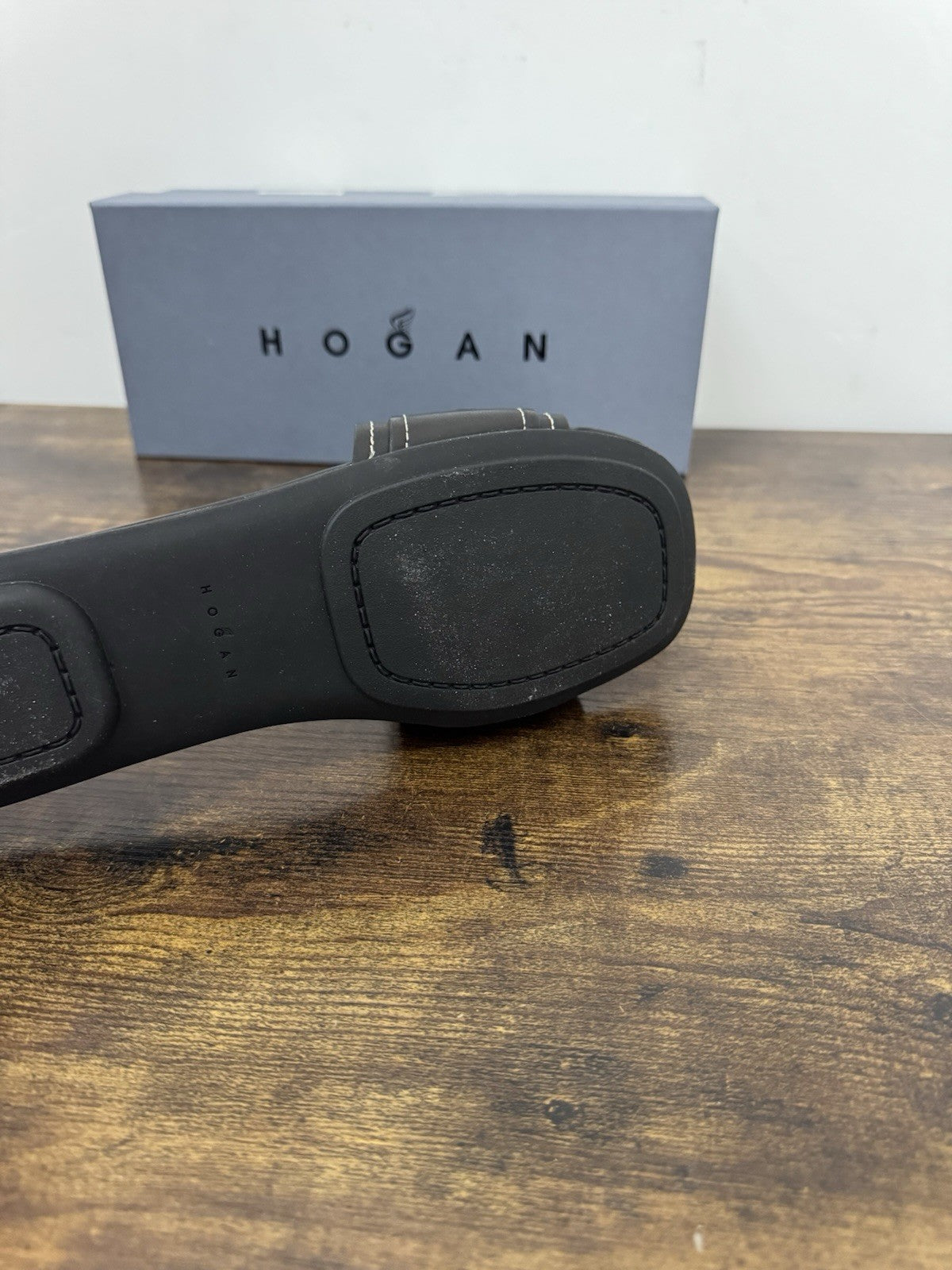 Hogan H685 Ciabatta H Pelle Nera Casual Hogan Donna 36