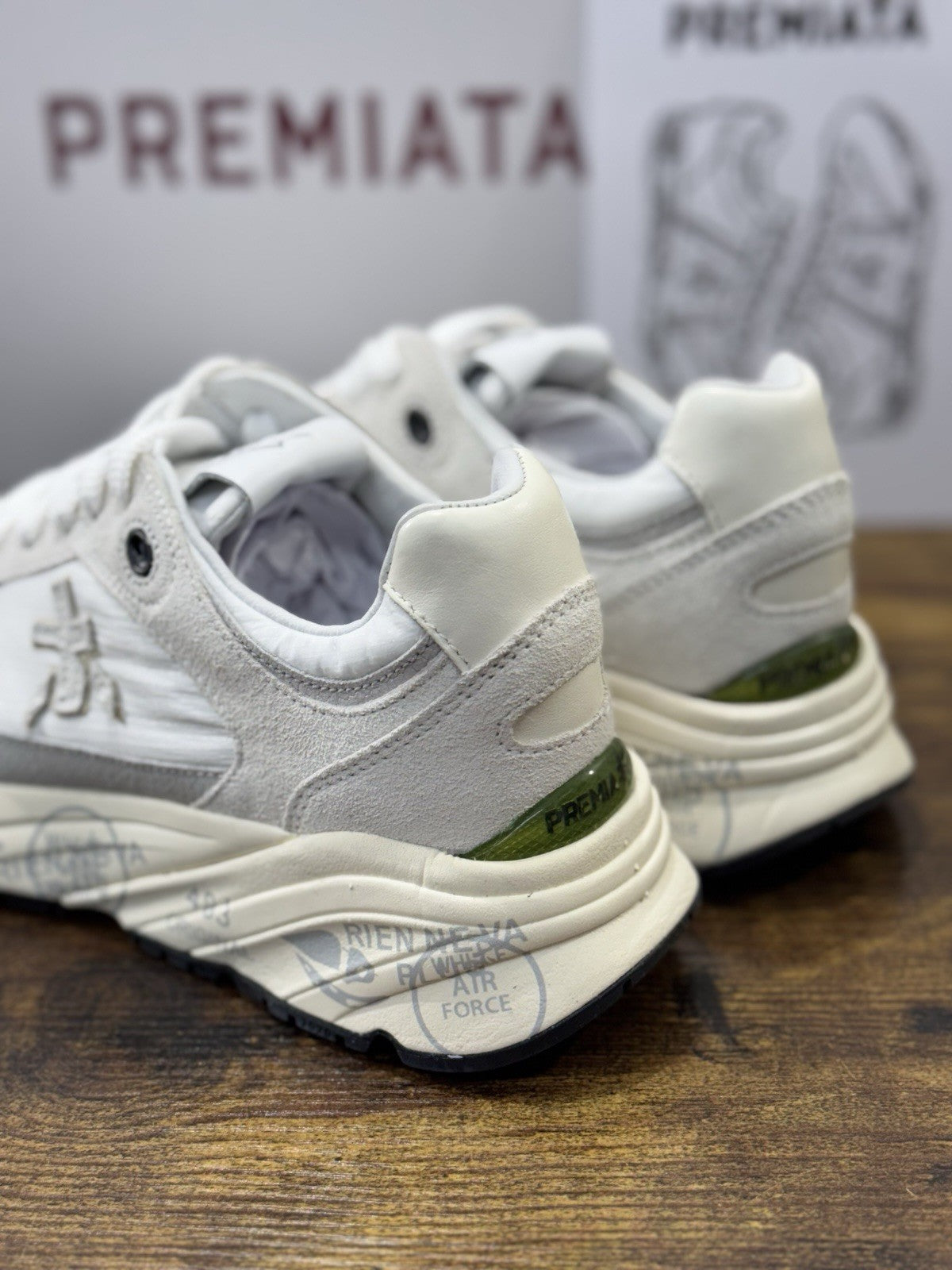 Premiata Sneaker Mased 7823    Pelle Bianca Casual Premiata Scarpa Donna 39