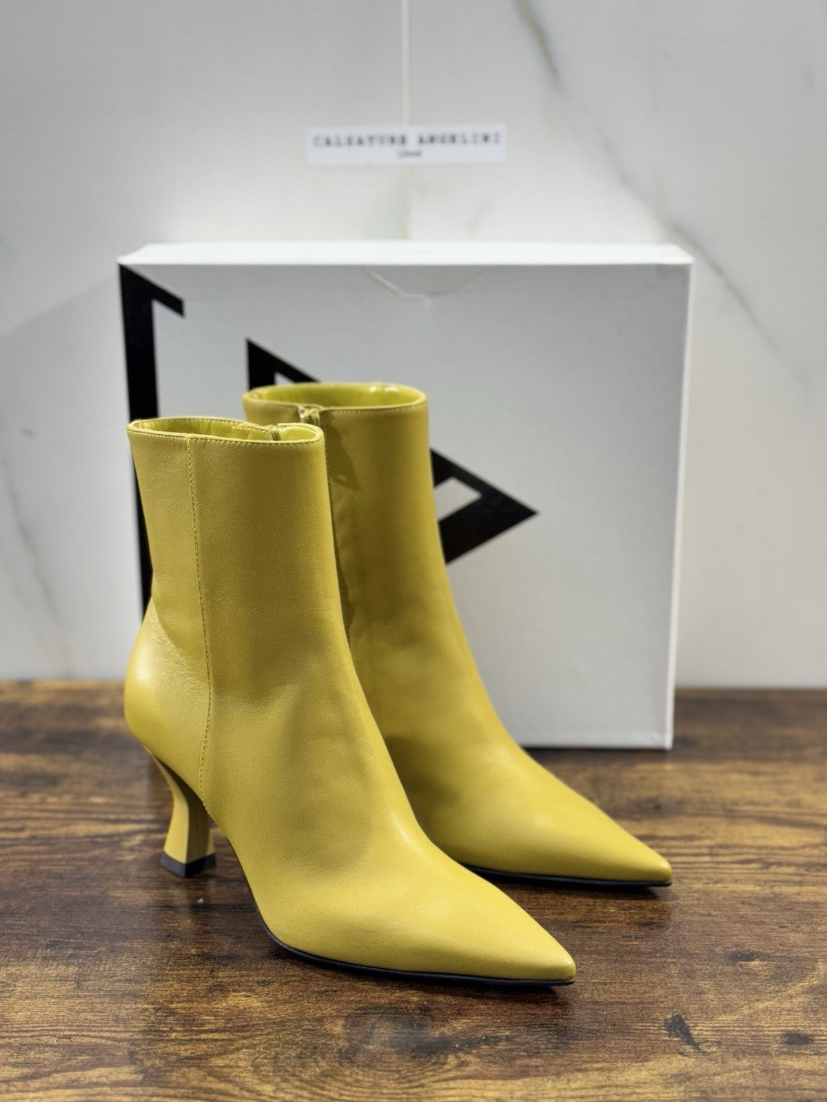 Giampaolo Viozzi Stivaletto Donna Pelle Sauce Con Tacco Made In Italy 37