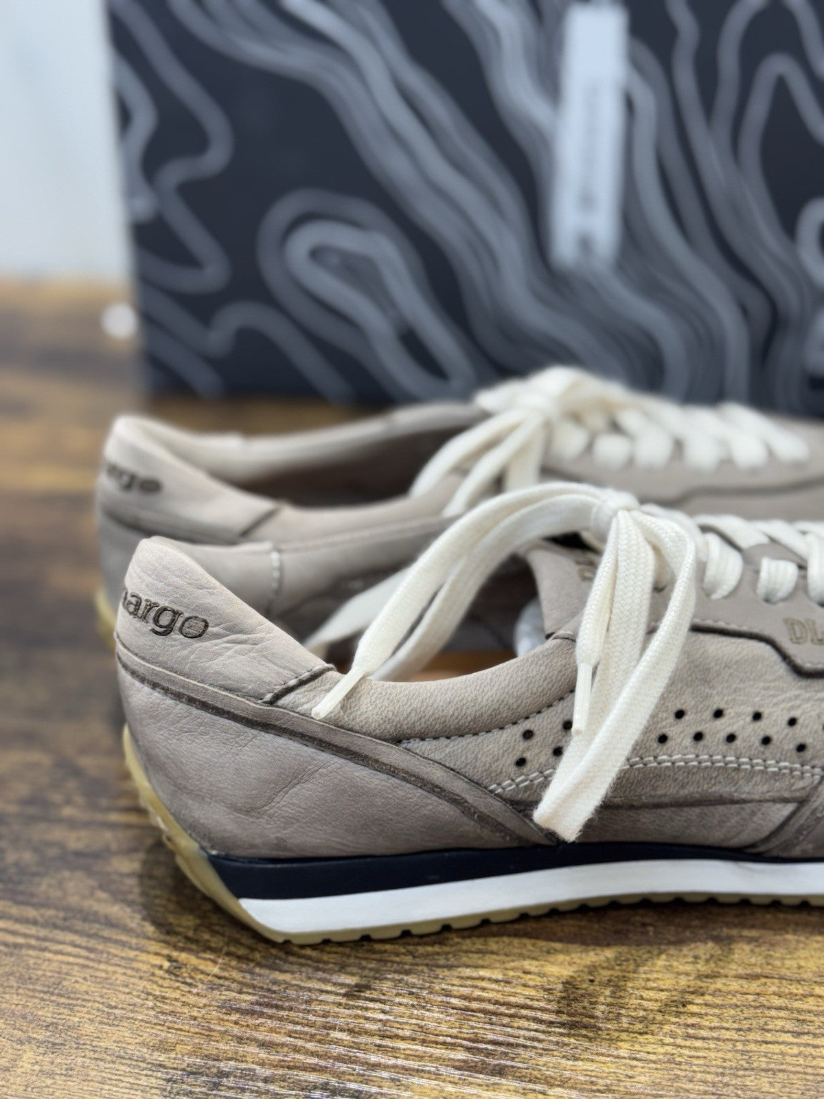 Lemargo Sneaker In Pelle Di Cervo Tortora Casual Scarpa Lemargo Donna 40