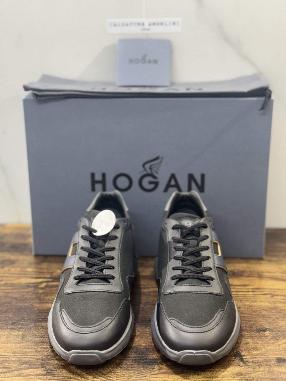 Hogan Interactive 3 Pelle Nero  Casual Hogan Uomo 41.5