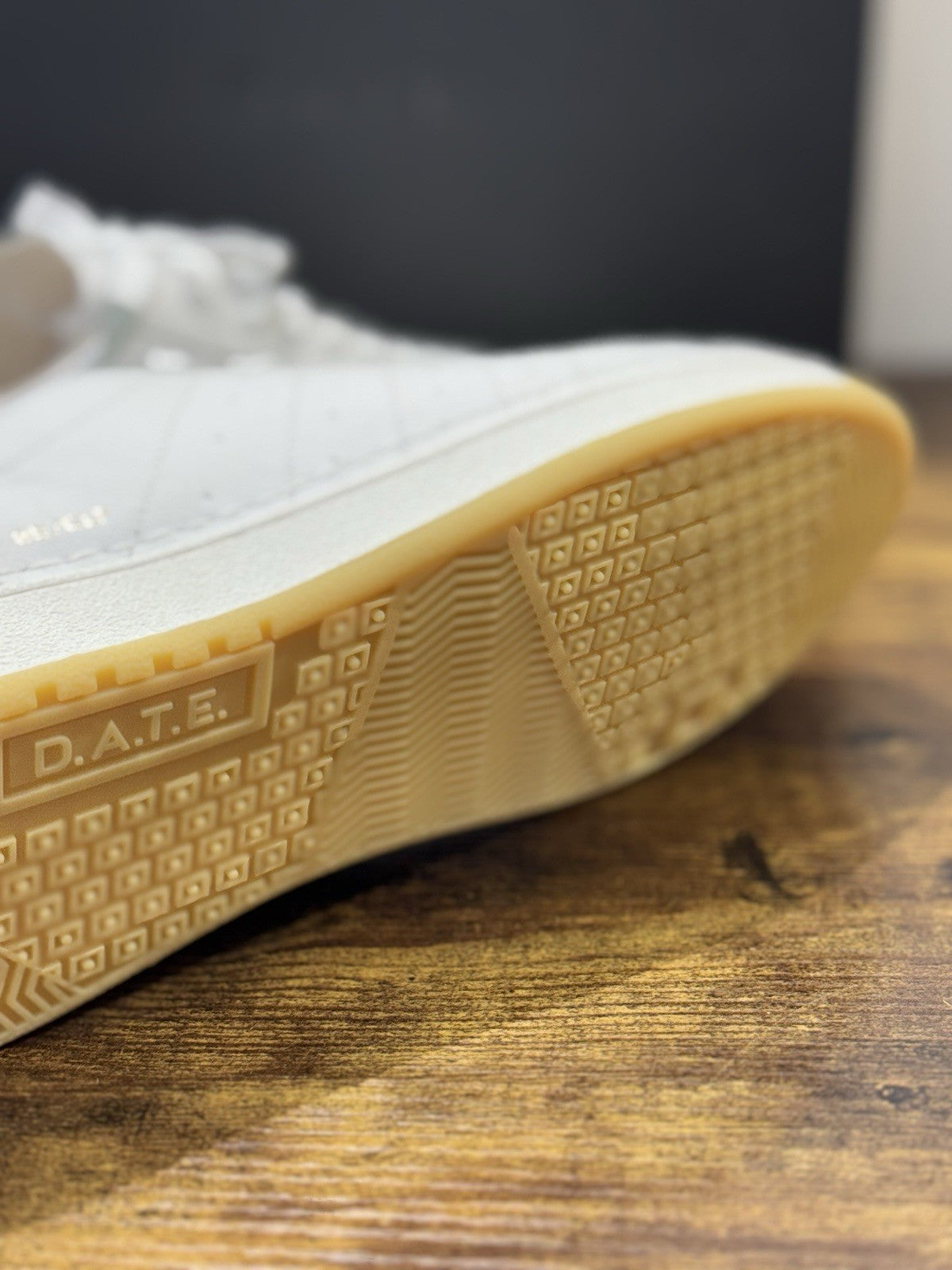 D.A.T.E Kdue BASe Sneaker Pelle Bianco  Casual Uomo 43