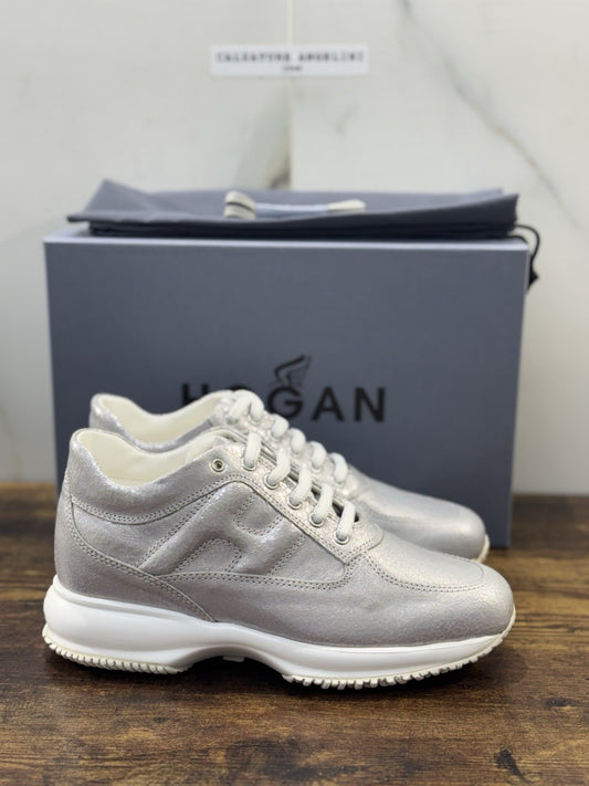 Hogan Interactive Pelle Argento   Casual Hogan Donna 37.5