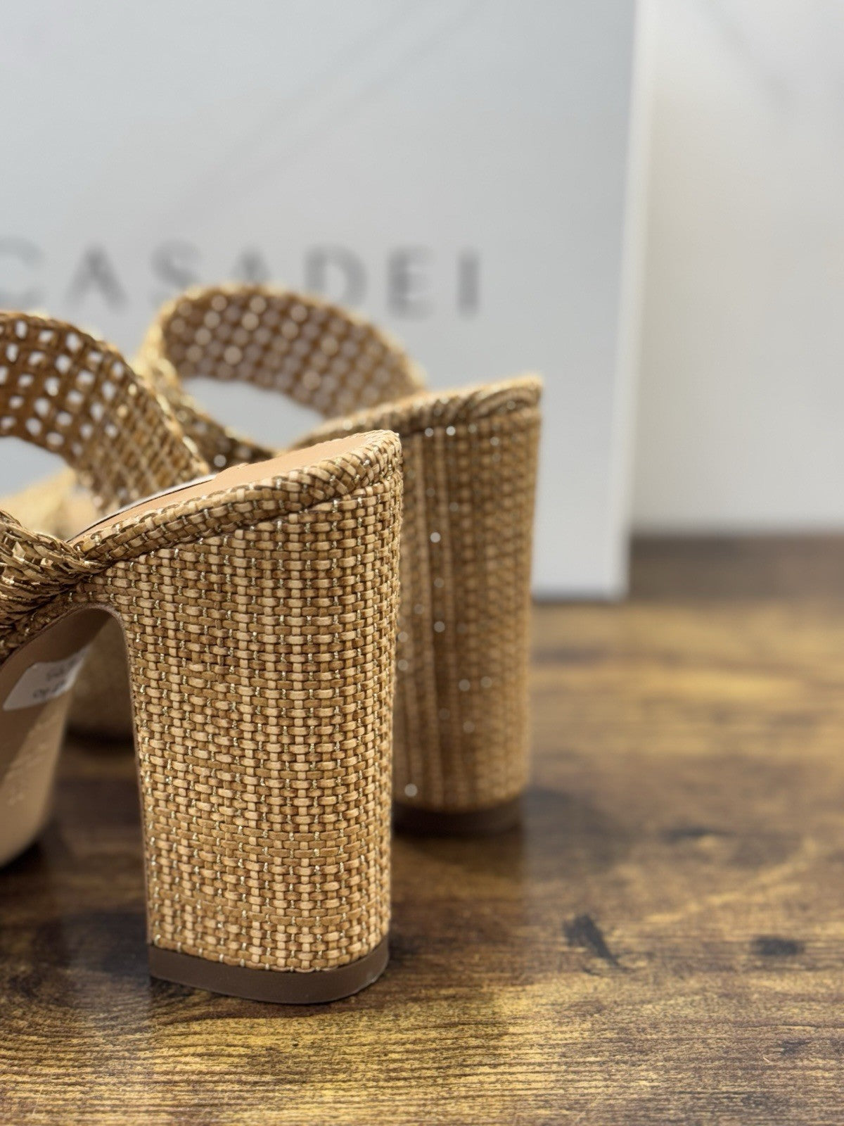 Casadei Sandalo Goldeneye Isa Platform Nature Luxury Casadei 39