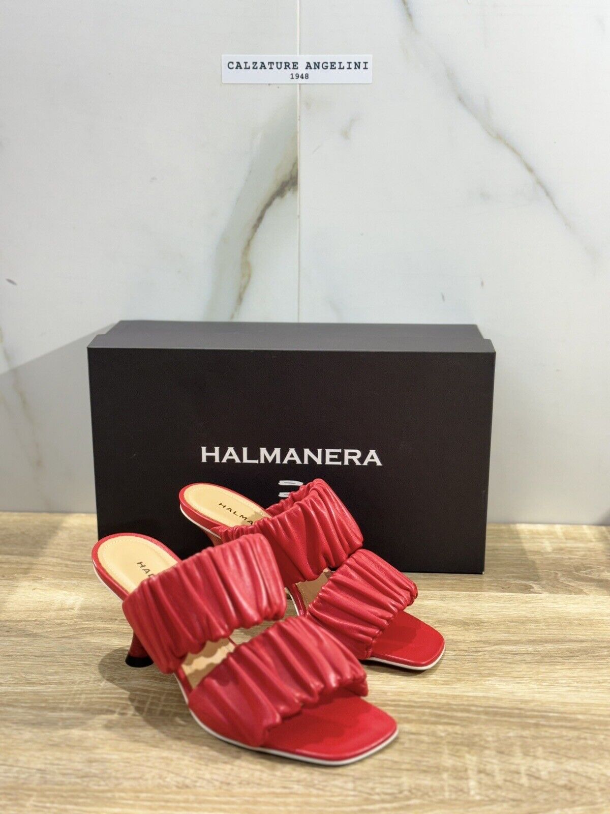 Halmanera Sandalo donna in pelle Rosso luxury sandal 36