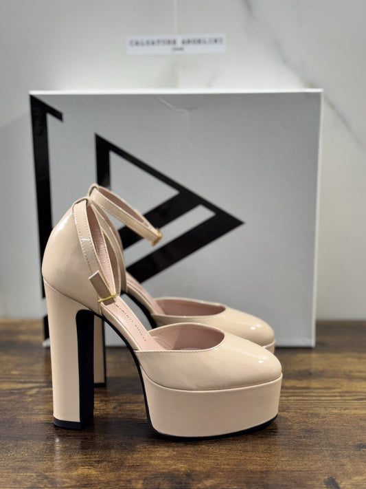 Giampaolo Viozzi Mary Jane Platform   Donna     Con Tacco Made In Italy 36