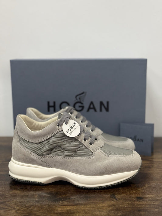 Hogan Interactive Icon Pelle Grey Glasse’    Casual Sneaker Hogan Uomo 41.5