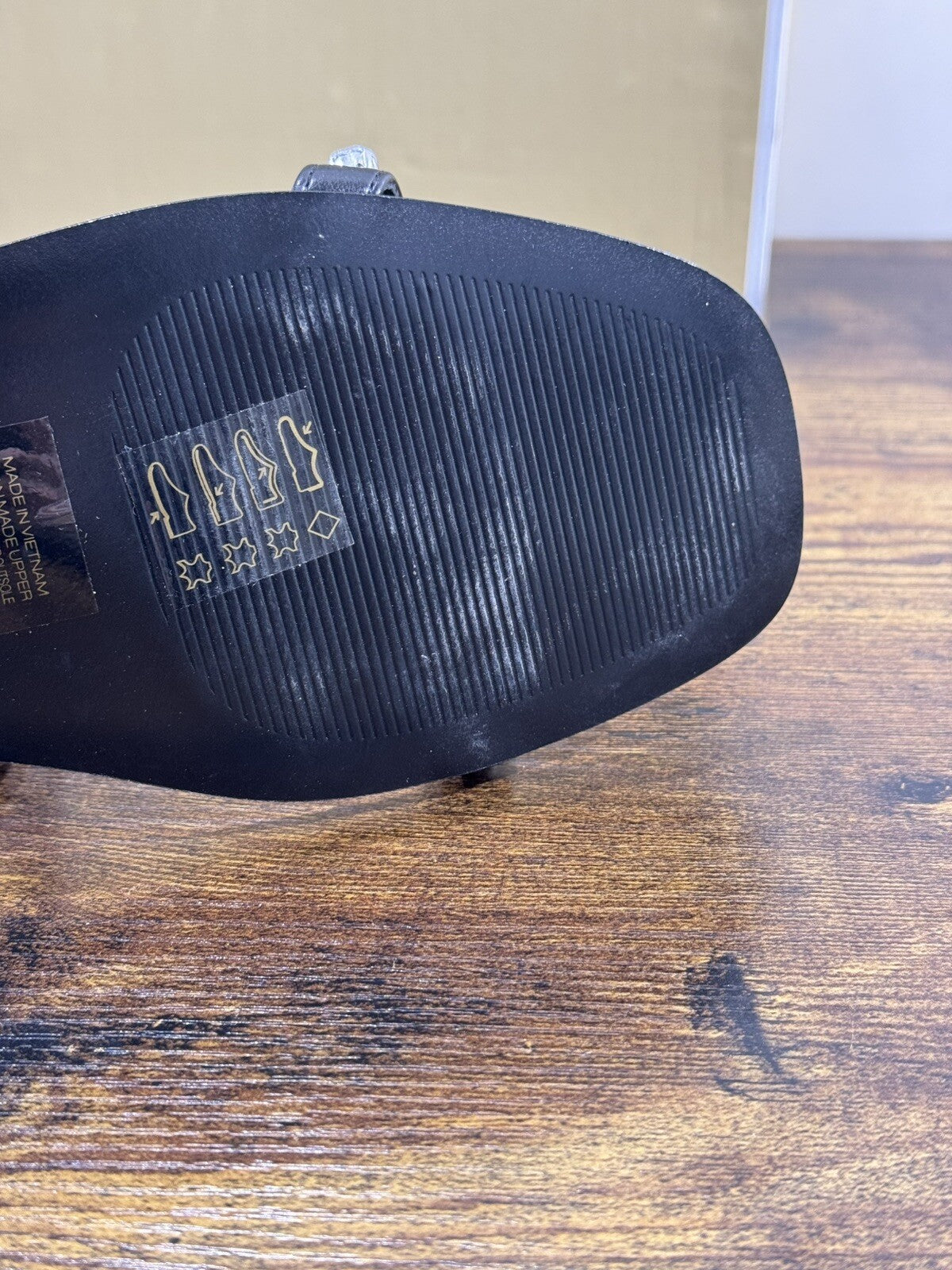 Michael Kors Jessa Flat Sandal Pelle Nero Casual Sandal 37