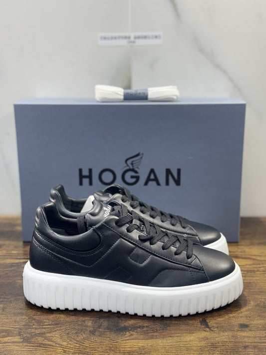 Hogan H-stripes  H Spezzata Pelle Nero Memory Foam  Hogan Uomo 41.5