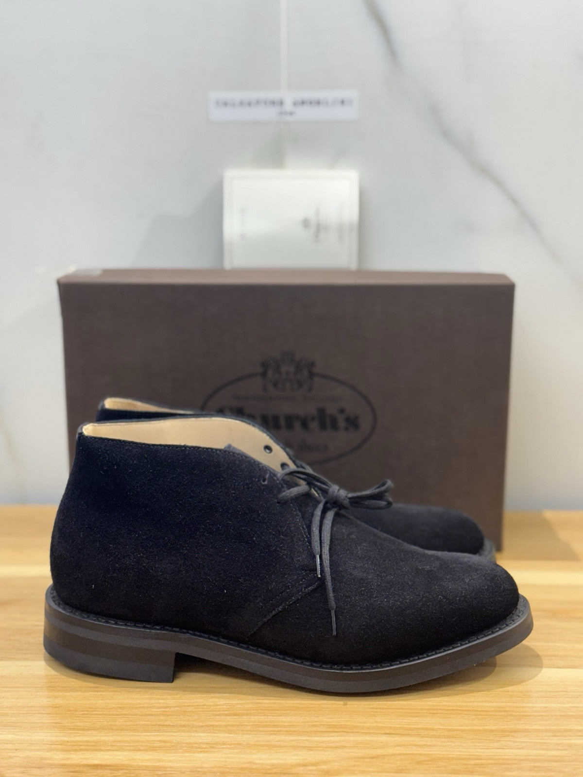 Church’s Ryder 3 81 Polacchino Suede Nero  Luxury Church’s Uomo 41