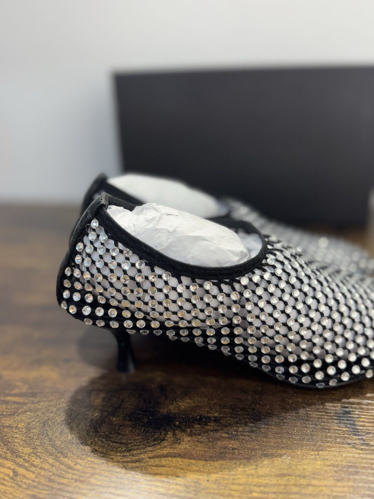 Strategia Ballerina Donna Con Tacco  Nero  Strass Casual Donna 37