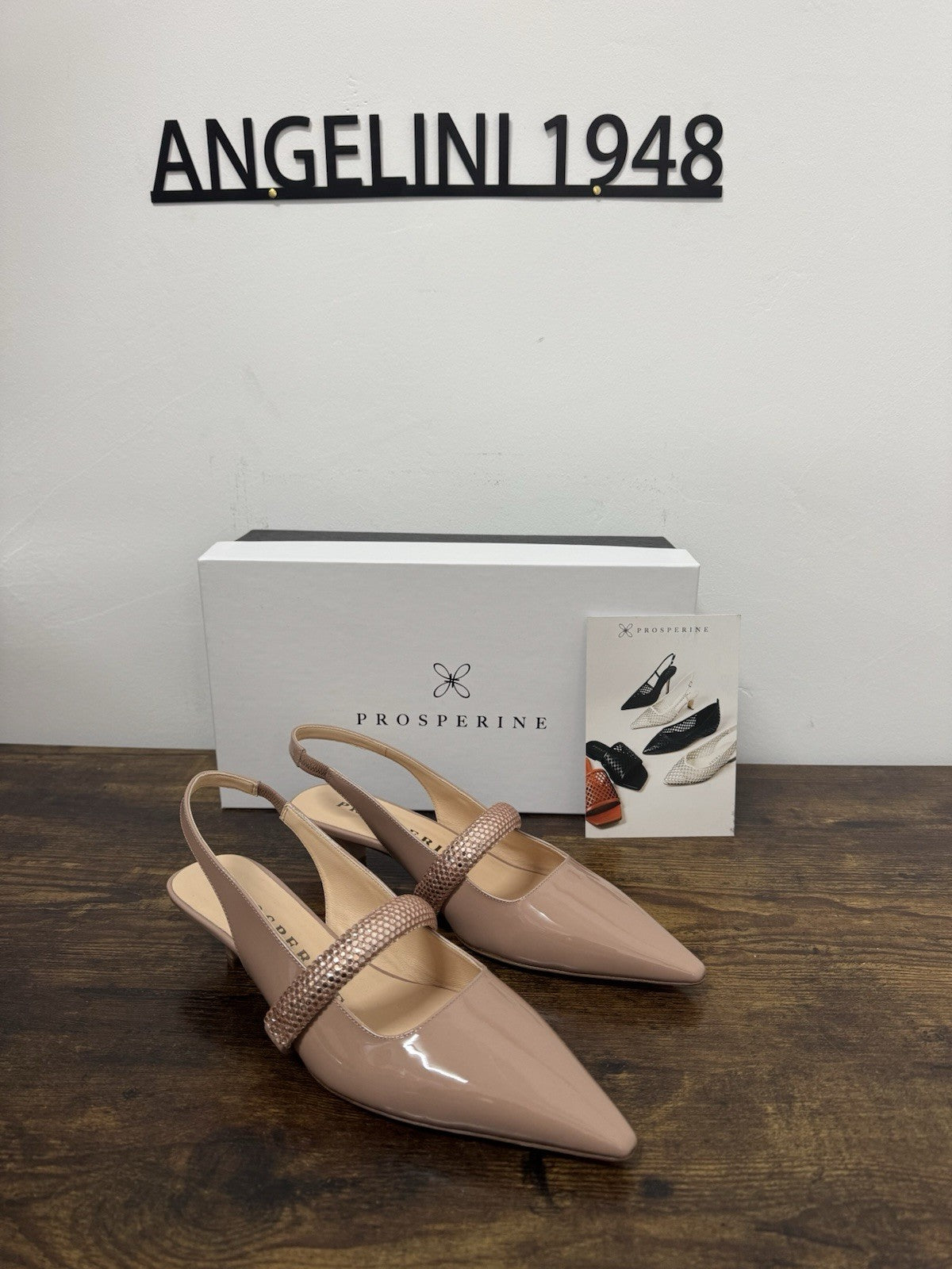 Prosperine Sling Back Pelle Poudre Casual Prosperine Scarpa Donna 40