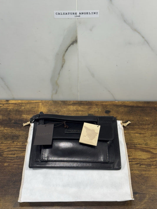 The Bridge Pochette Pelle Nera Da Polso Top Quality The Bridge Uomo