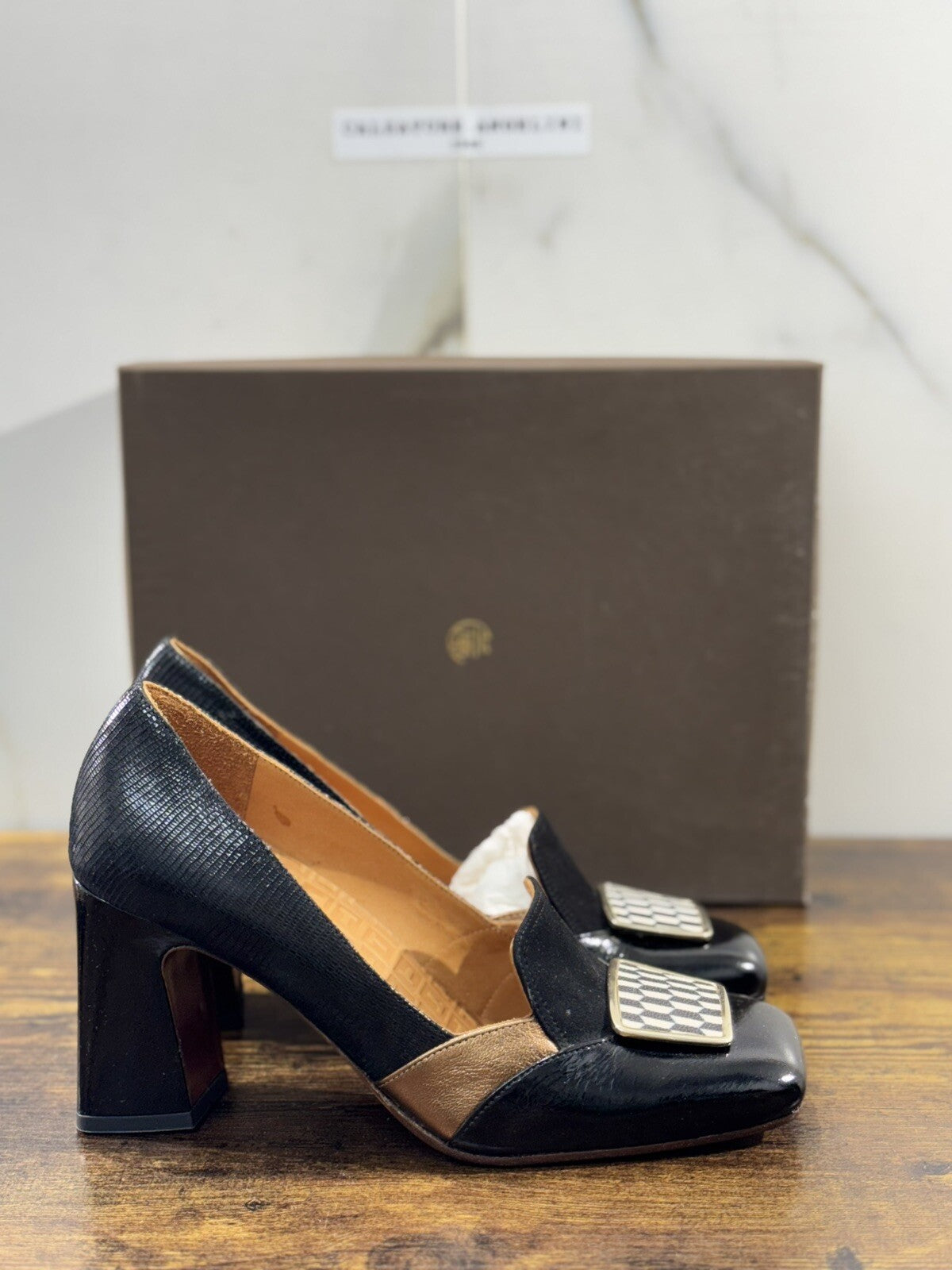 Chile Mihara Mocassino  Donna Ohico   Nero Luxury Casual Shoes 37.5