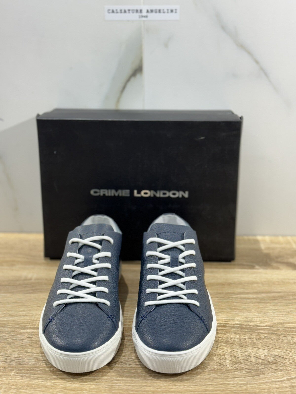 Crime London Sneaker Uomo Row Low       Pelle  Casual Men Shoes 40