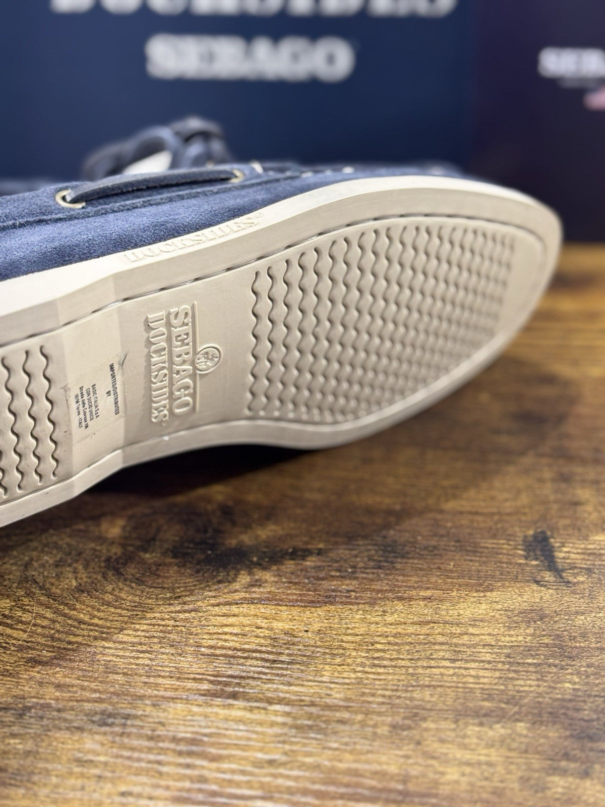 Sebago Portland Flash Out Barca   Icon Sebago Suede Blue Navy  Icon Uomo 44