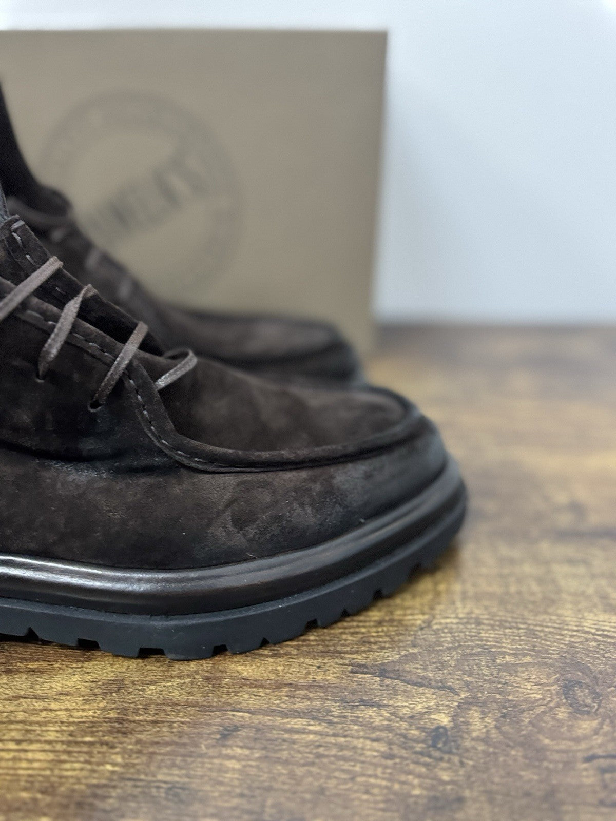 Pawelk’s Polacchino  Suede Marrone Mountain Boot    Casual Boot Uomo 43