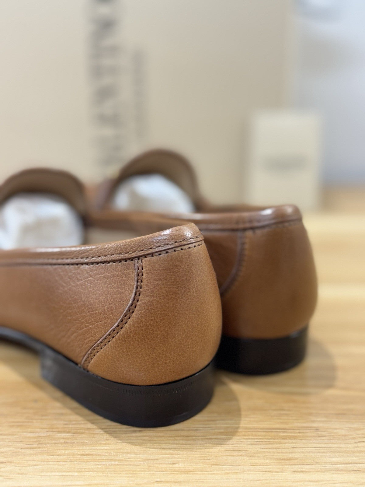 Valentino Garavani Mocassino Vlogo Signature Pelle Cuoio Luxury Donna 39