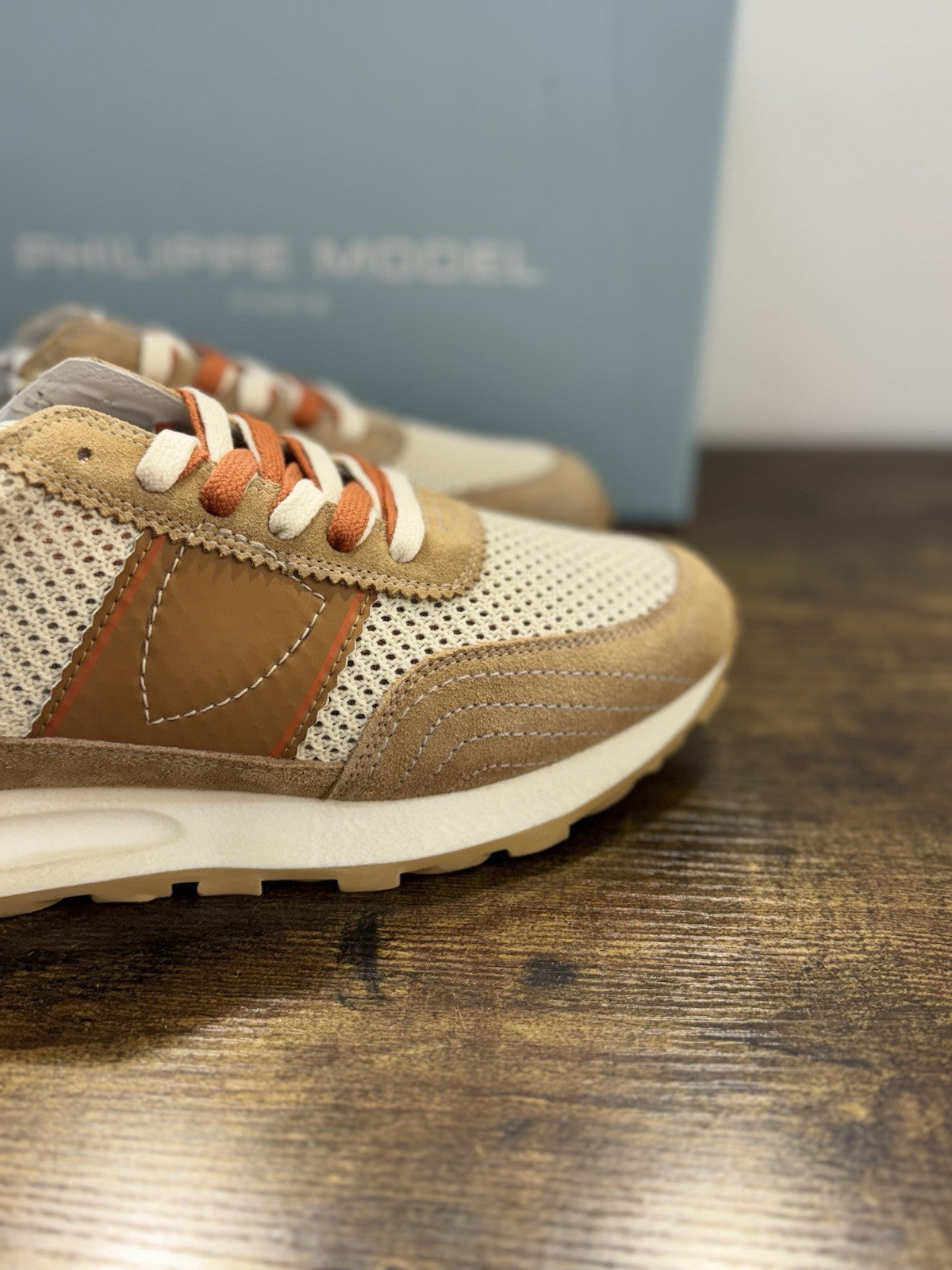 Philippe Model Tour Low Sneaker Pelle Sabbia    Casual Uomo 45