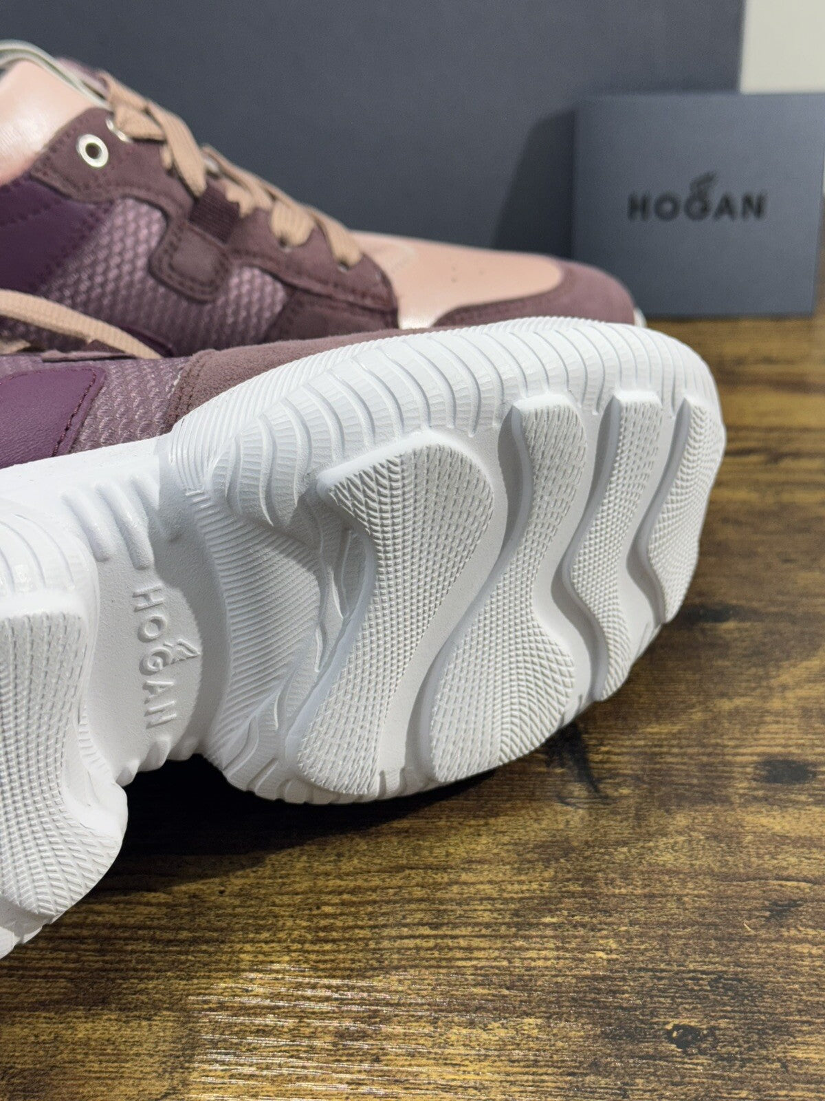 Hogan Interaction Slip On sneaker Donna  extra light  Light Pink   pelle 36.5
