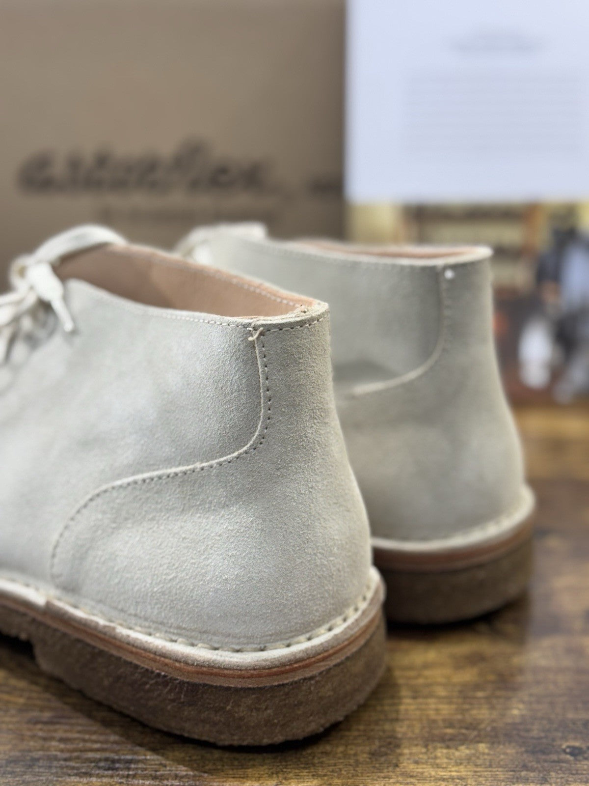 Astorflex Deukeflex  Polacchino  Suede Ecru’  Casual Boot Uomo 42
