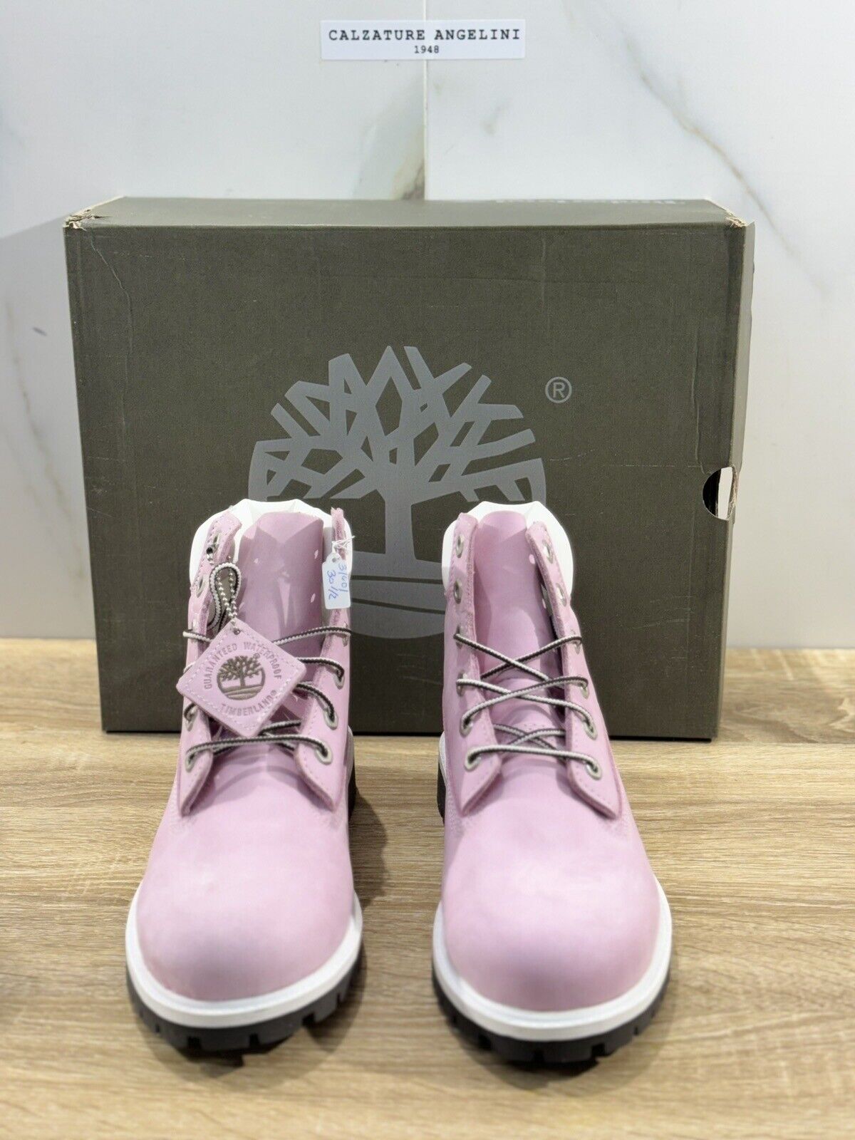 Timberland 6 Inch Pelle  Donna  Boot Pink Pelle Timberland Icon Waterproof 40