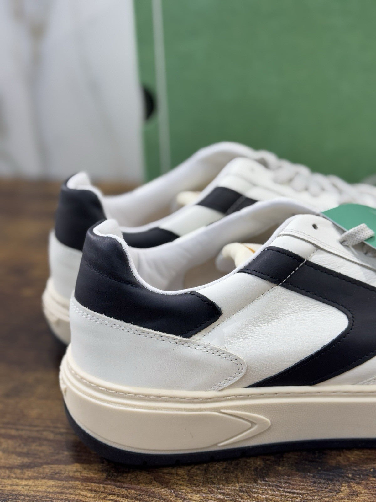 Valsport Hype Classic   Sneaker Pelle Bianca Nero   Casual  Uomo 45