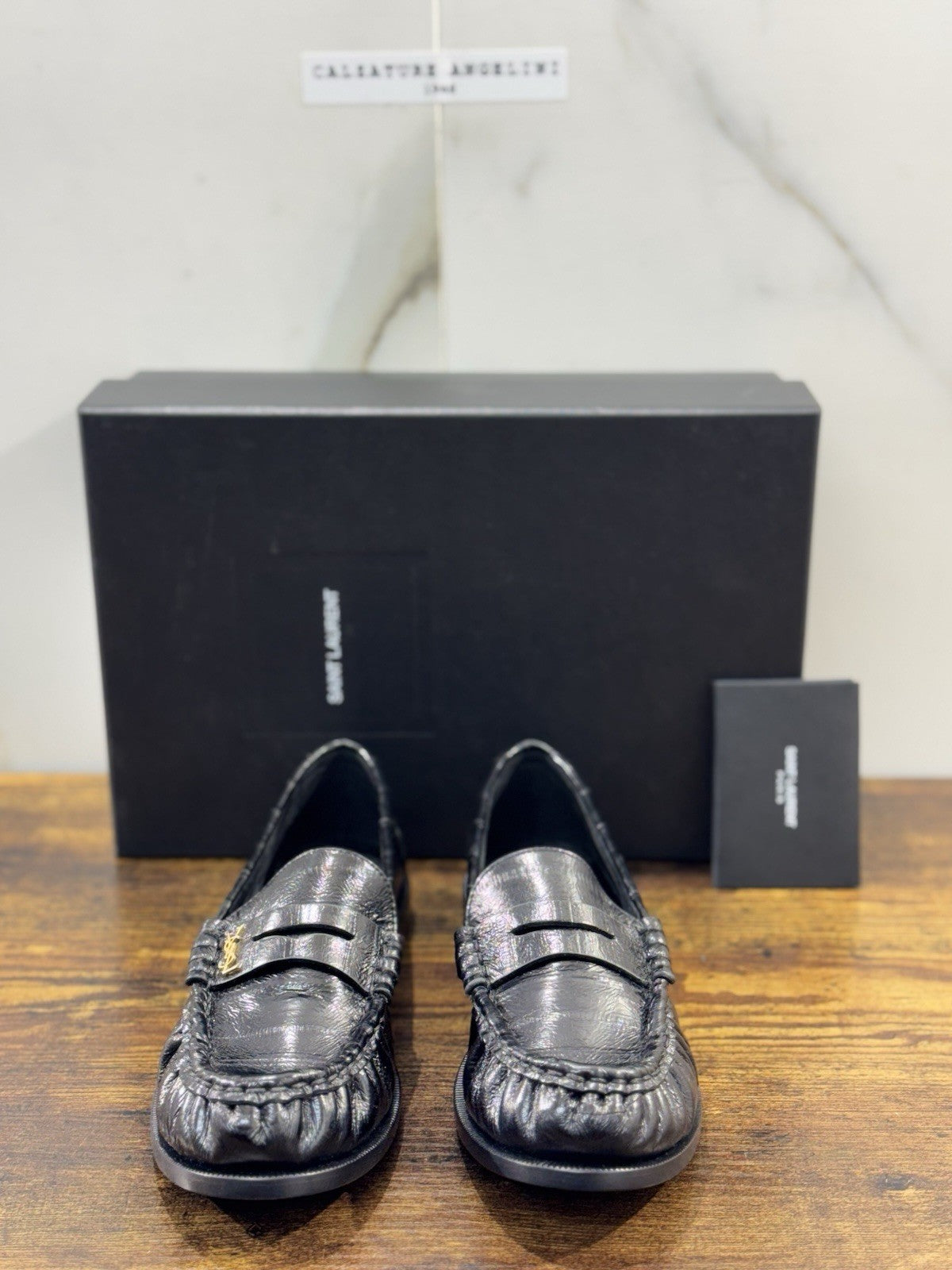 Saint Laurent Le Loafer 15 Mocassino Donna Pelle Nera Luxury Saint Laurent 36.5