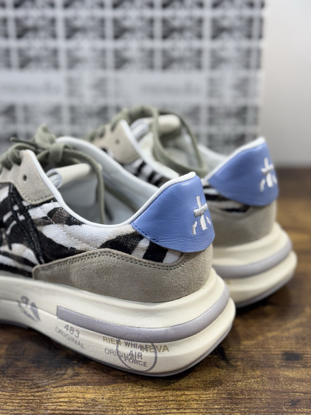Premiata Sneaker Donna Cassie Grey  Zebra  Premiata Donna Woman Sneaker 40