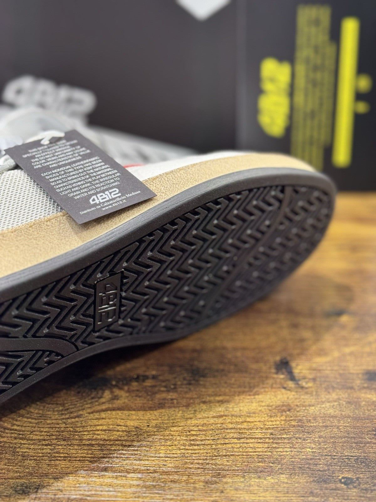 4B12 Sneaker Play New Grigio Silver Rosso Casual Uomo 44