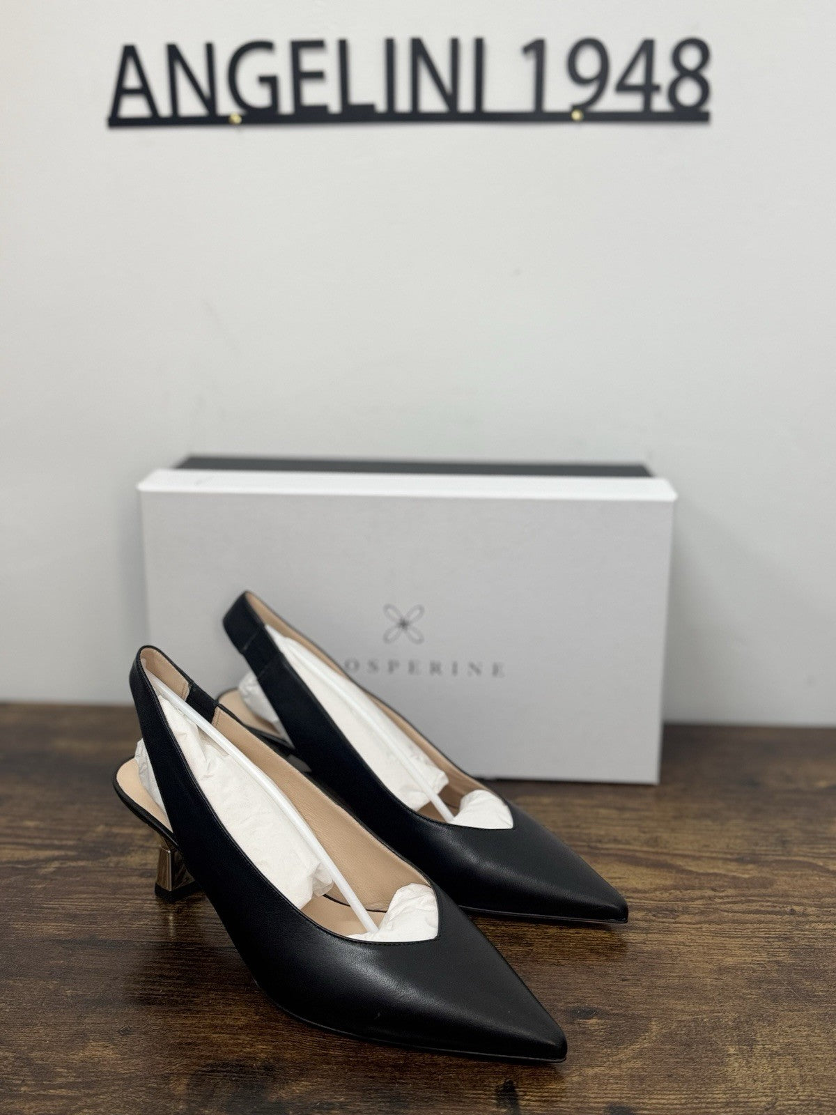 Prosperine Sling Back  Pelle Nappa  Nero    Casual Scarpa Donna 39