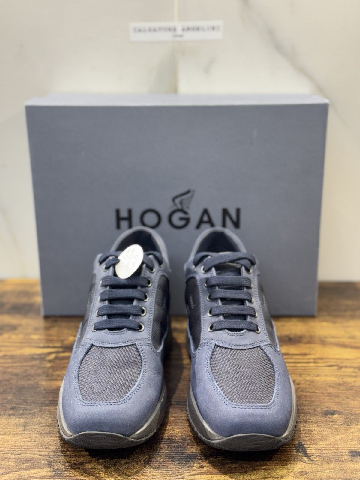 Hogan Interactive Pelle  Blu  Casual Uomo Hogan 40.5