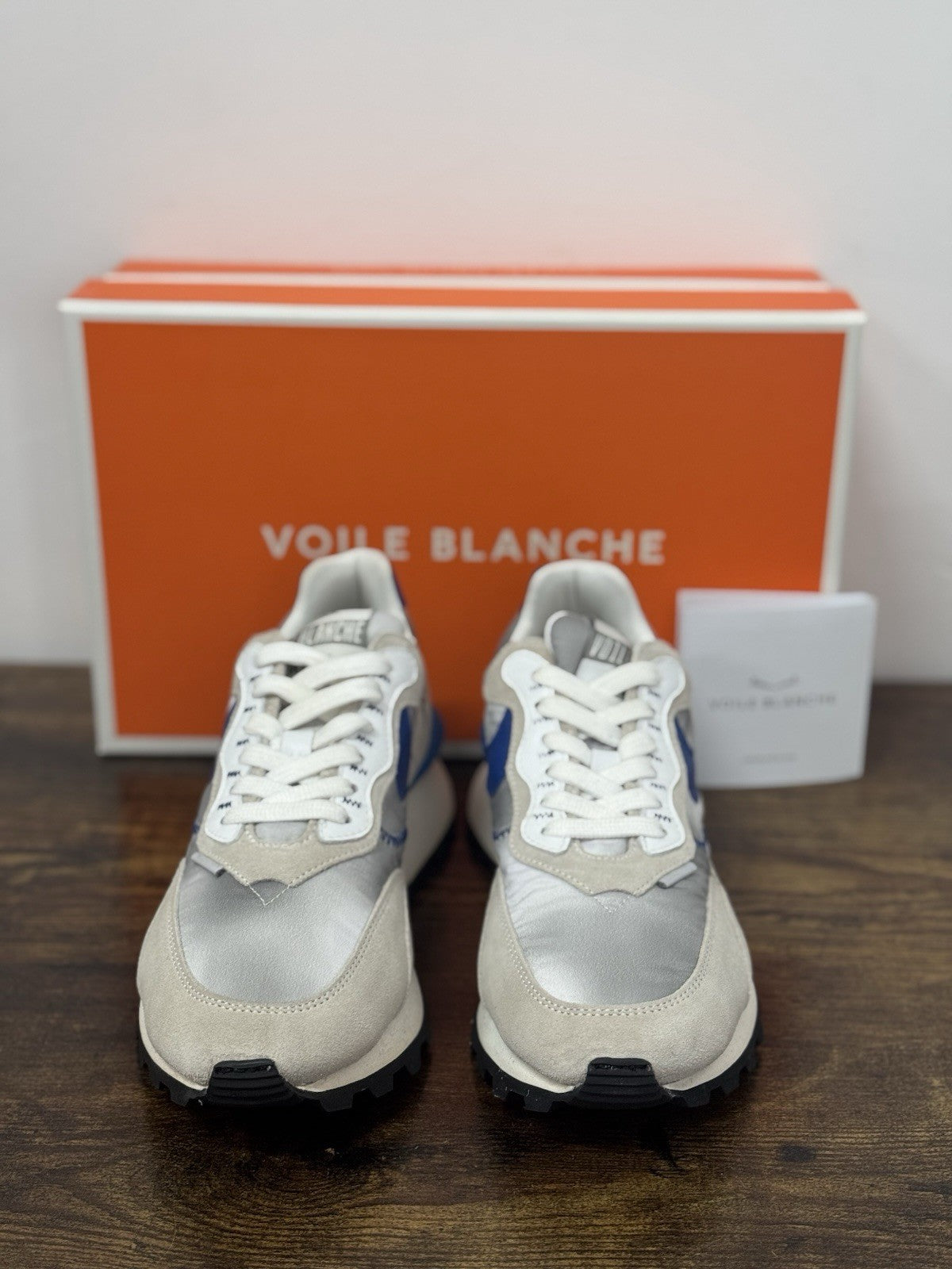 Voile Blanche Sneaker Owark  Pelle Bianca Casual Uomo 40