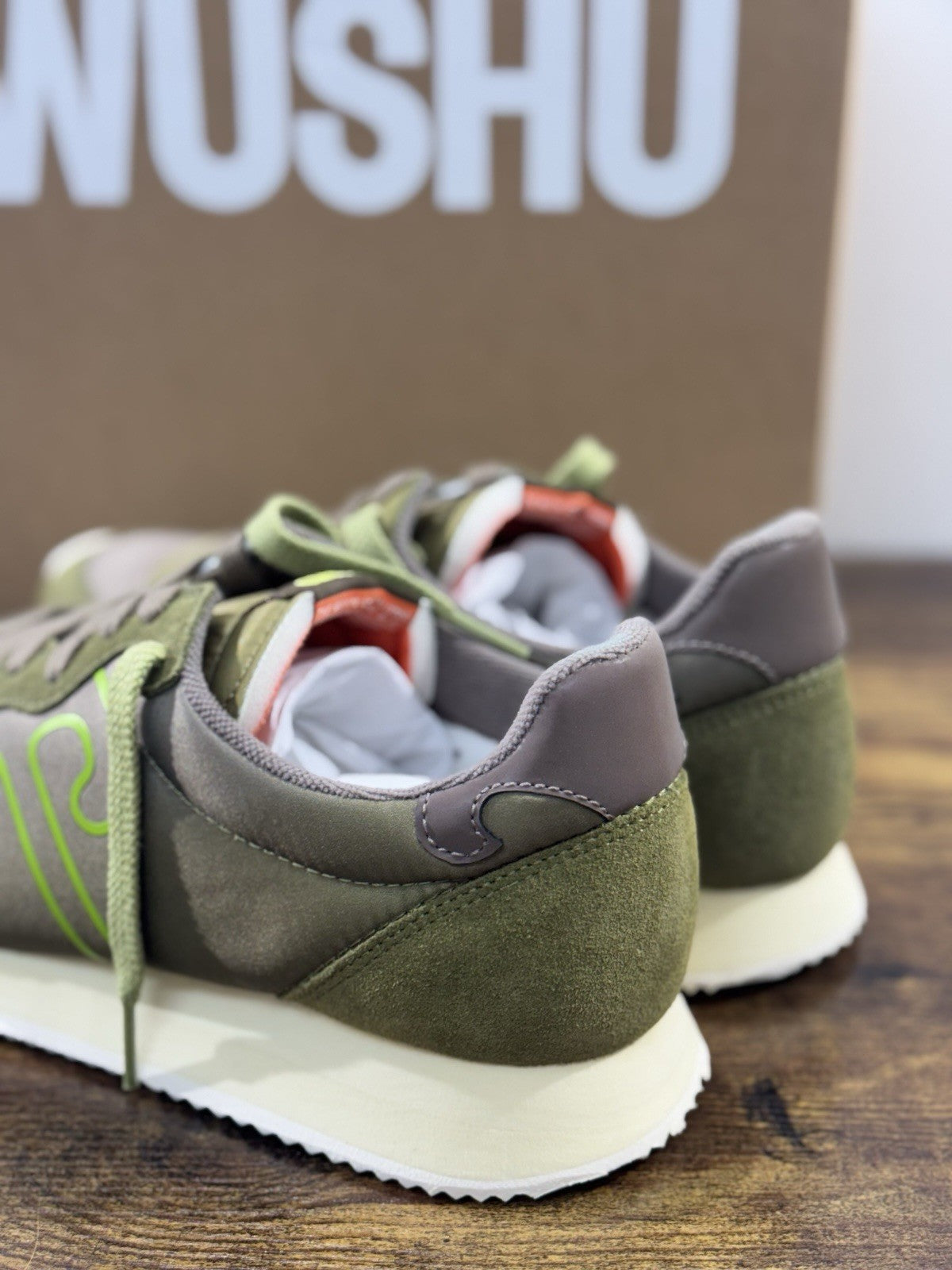 Wushu Ruyi Sneaker Uomo Casual Tiantan Sport EV  Extra Light Verde 41