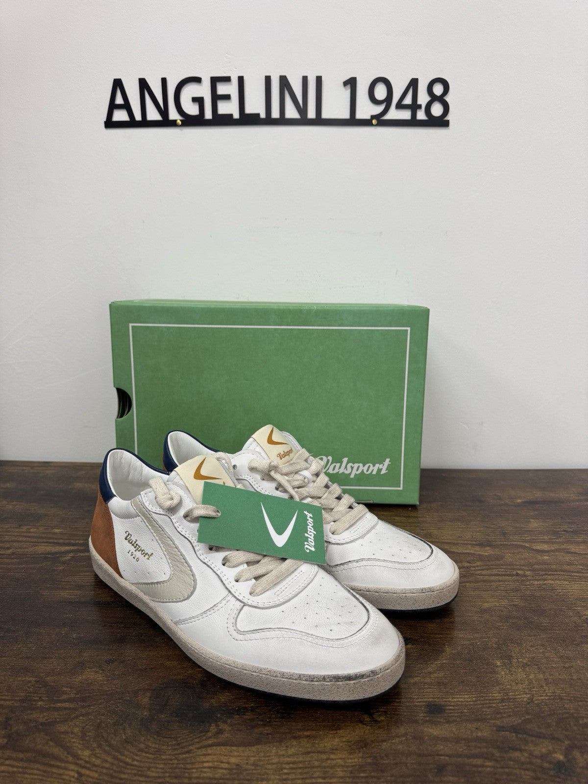 Valsport Davis  Sneaker Pelle Bianco Dust  Casual Uomo 43
