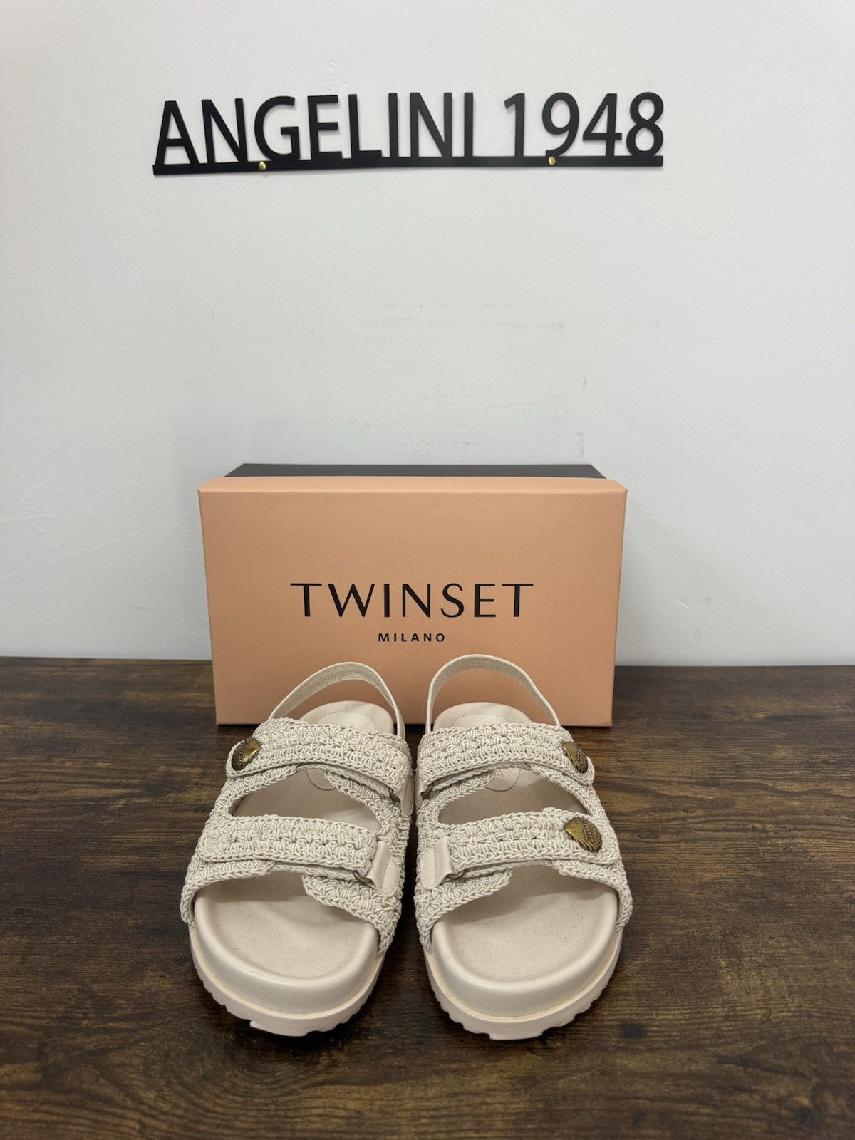 Twin Set Milano Sandalo Madreperla Casual Donna 36